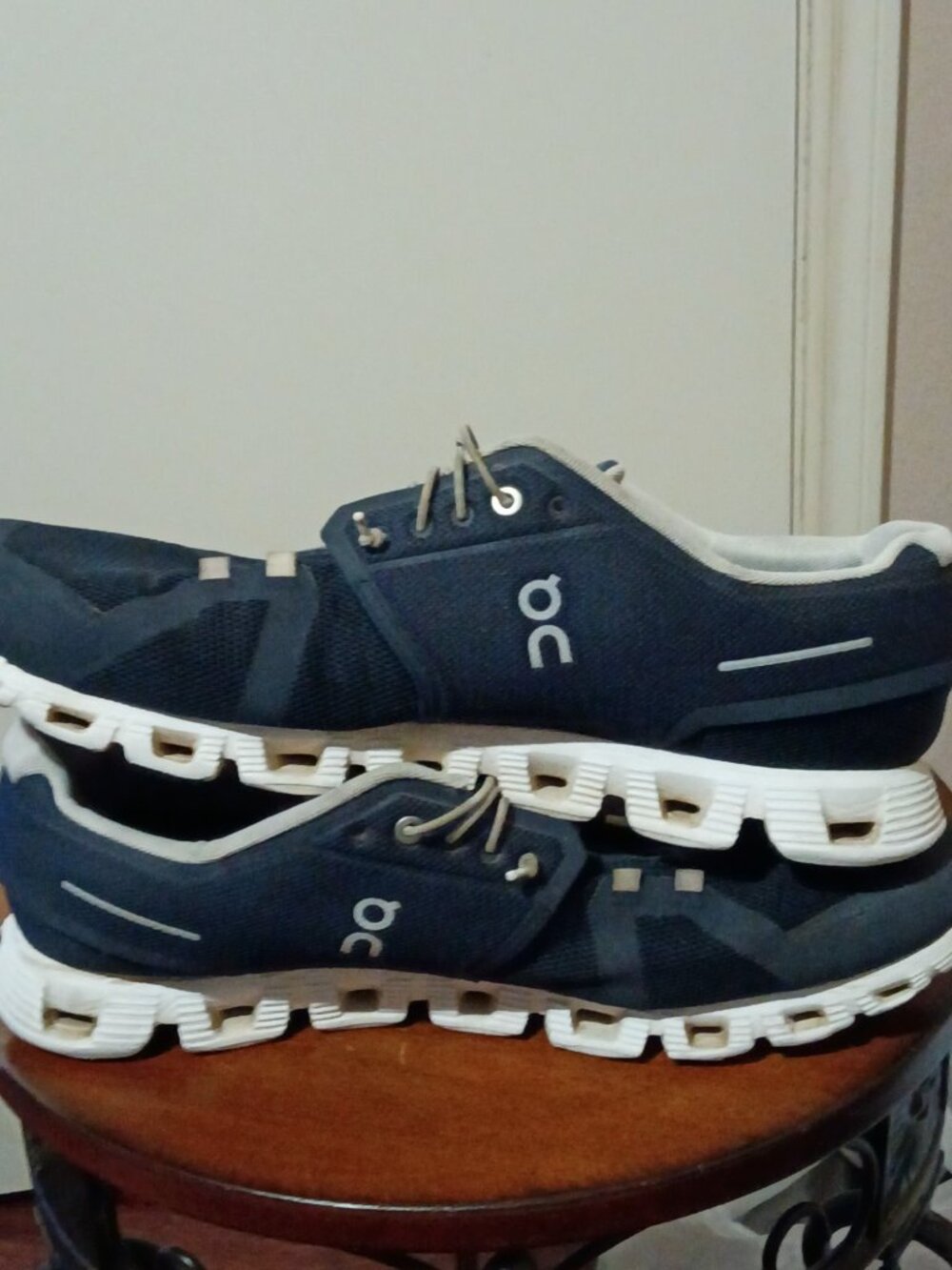 On Cloud Shoes Mens Size 13 Blue Mesh CloudTec Running Sneakers 59.98916 - Picture 11 of 13